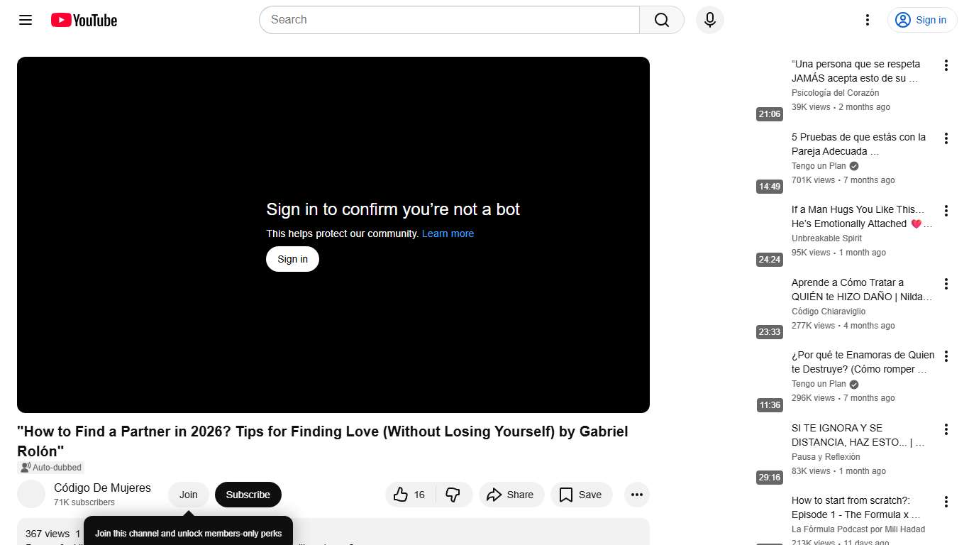 "How to Find a Partner in 2026? Tips for Finding Love (Without Losing Yourself) by Gabriel Rolón" - YouTube
