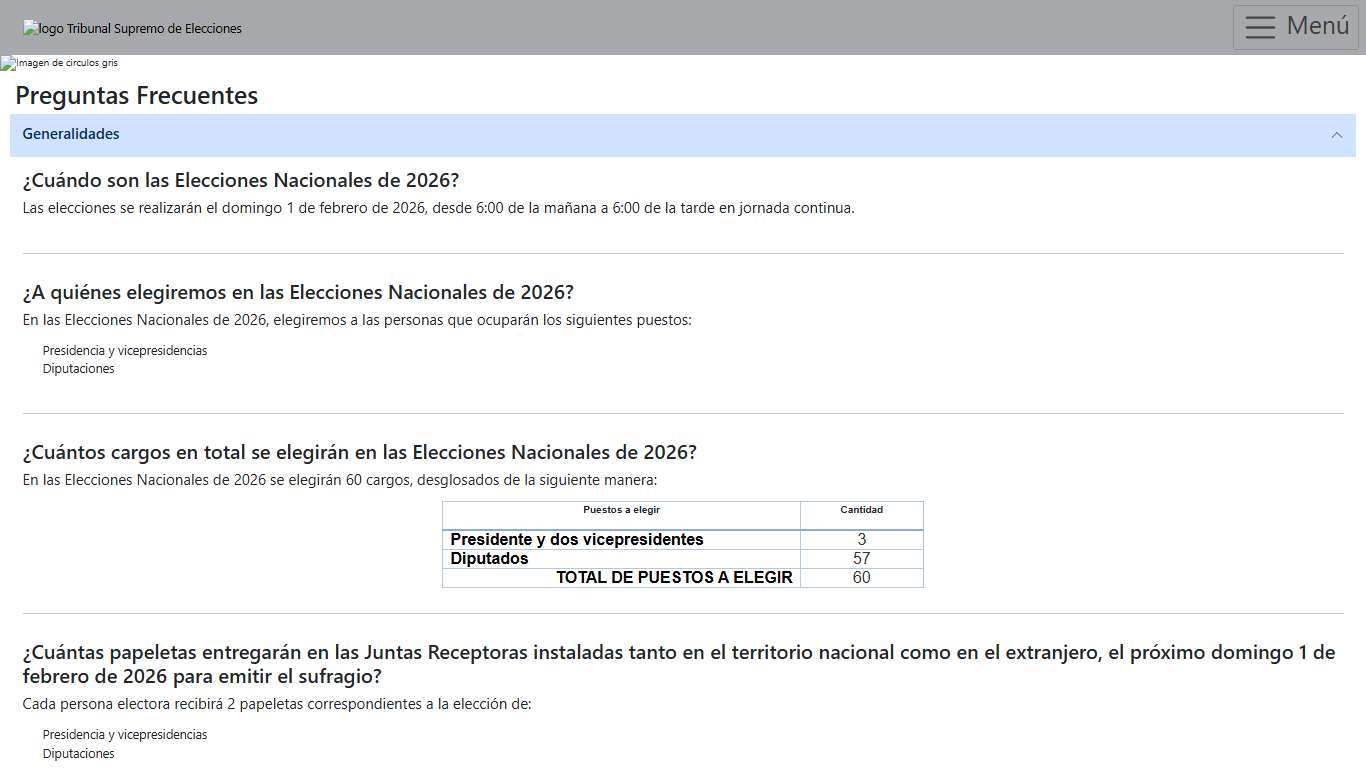 Elecciones Presidenciales 2026