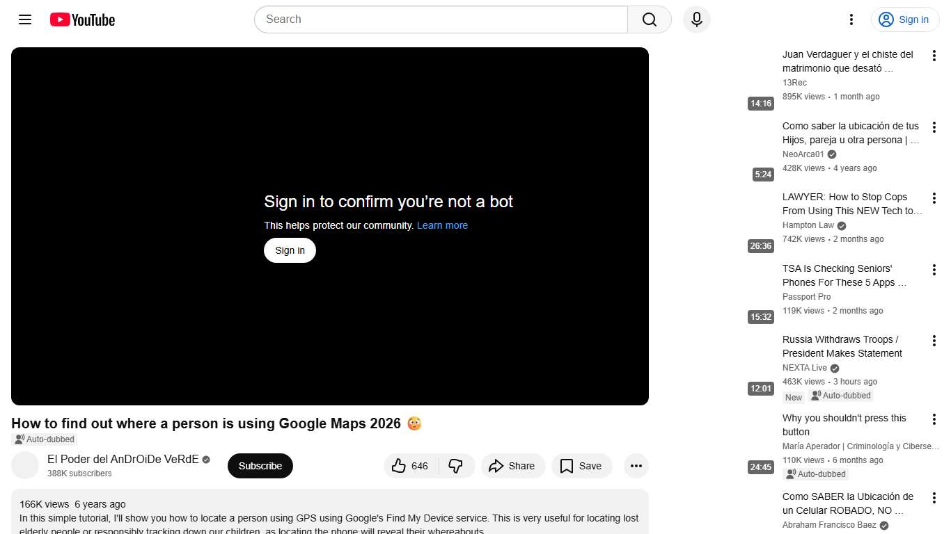 How to find out where a person is using Google Maps 2026 😳 - YouTube
