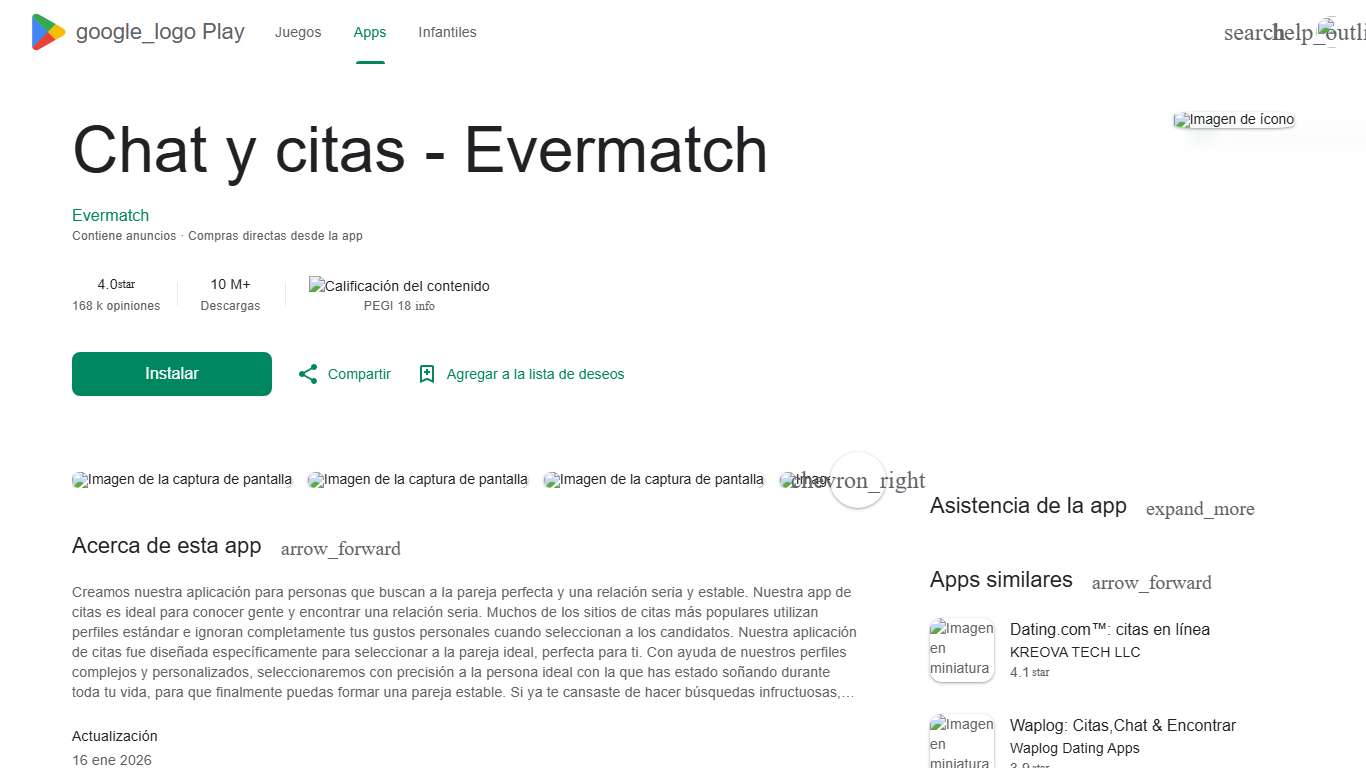 Chat y citas - Evermatch - Apps en Google Play